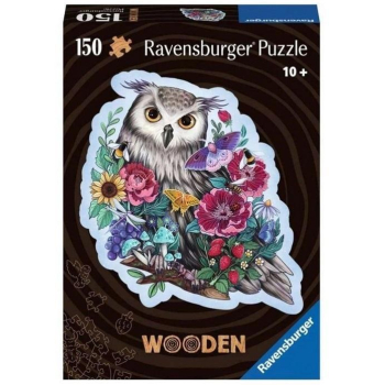Puzzle drewniane 150 Sowa